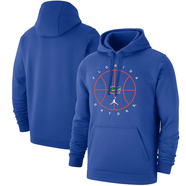 Men's Florida Gators Royal Basketball Icon Club Fleece Pullover Hoodie